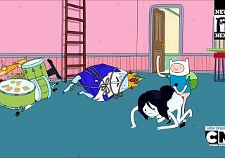 Escapade Time con Finn e Marceline - cartone animato 3D PORN (CARTOON Copulation Motion picture