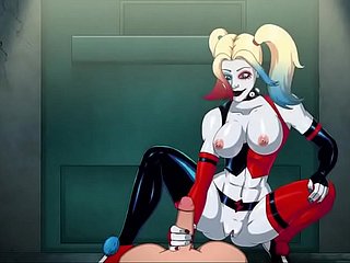 Arkham Assylum whisk Harley Quinn
