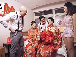 ModelMedia Asia - Escena de boda lasciva - Liang Yun Fei в - MD -0232 в: Mejor integument porno de Asia way-out