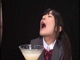Ryoko Hirosaki gokkun swallow. Censorable